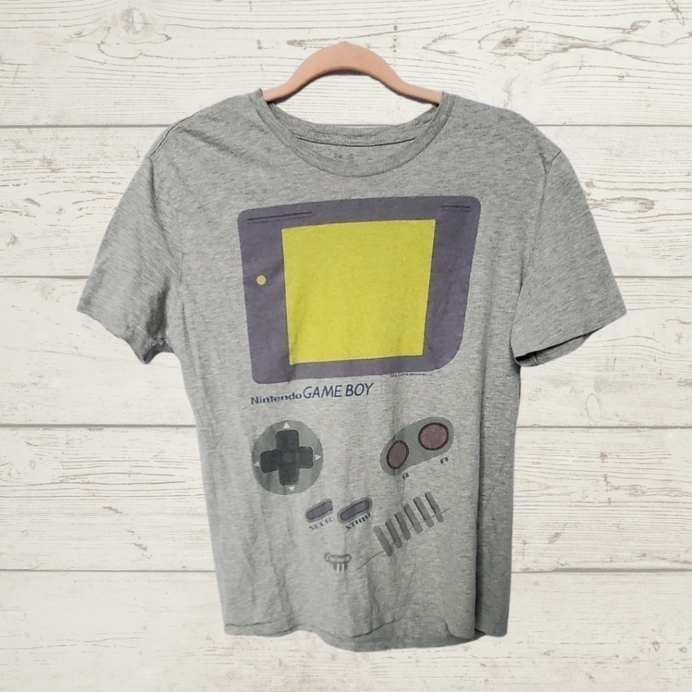 Gap Nintendo Game Boy Grey T-Shirt